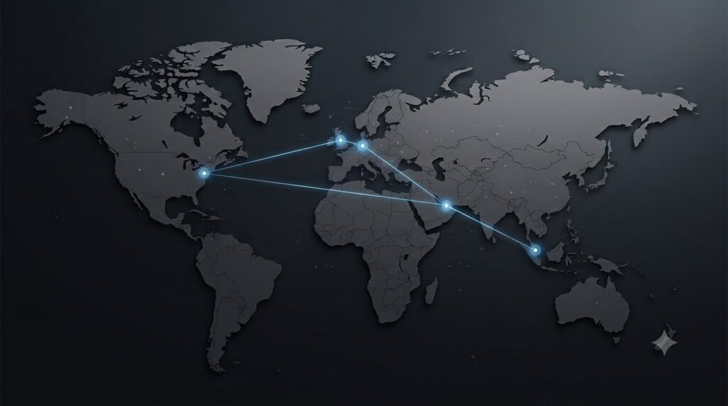 Global crypto regulation map (EU, UK, US, UAE, Singapore)